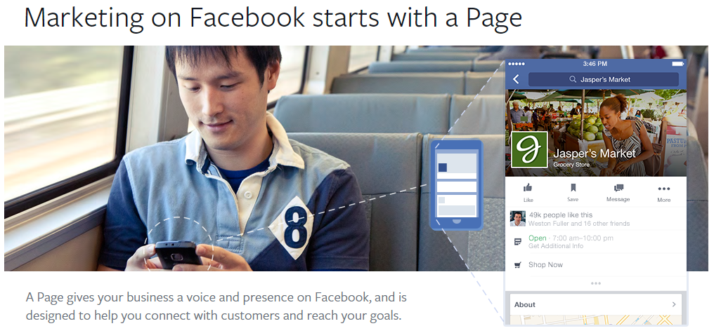 FB Marketing - Starts with a page